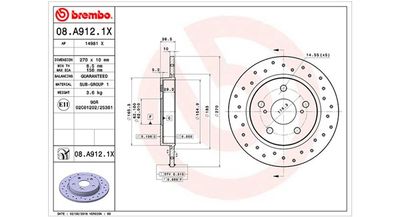 Тормозной диск MAGNETI MARELLI 360406091402