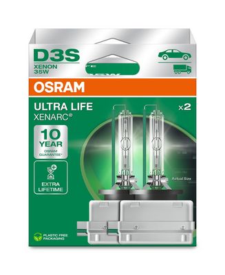 Kvēlspuldze, Tālās gaismas lukturis ams-OSRAM 66340ULT-2HB