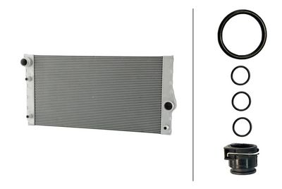 Радиатор, охлаждение двигателя HELLA 8MK 366 301-821