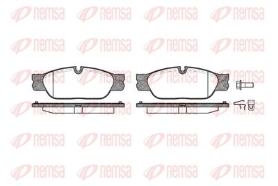 Bremžu uzliku kompl., Disku bremzes REMSA 0731.20