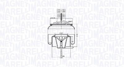Pneimoatsperes spilvens, Pneimopiekare MAGNETI MARELLI 030607020272