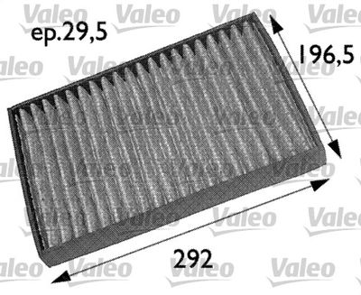 Filtrs, Salona telpas gaiss VALEO 698709