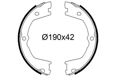 Bremžu loku komplekts VALEO 564262