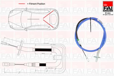Trose, Stāvbremžu sistēma FAI AutoParts FBC0164