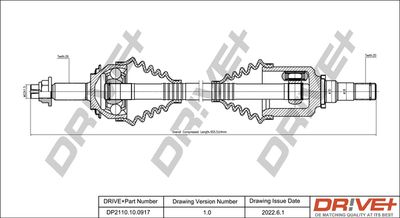 Приводной вал Dr!ve+ DP2110.10.0917