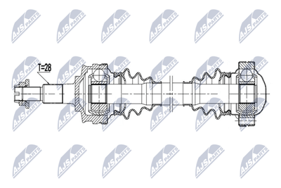 Приводной вал NTY NPW-PS-010