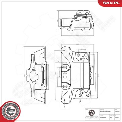 Piekare, Automātiskā pārnesumkārba ESEN SKV 75SKV816