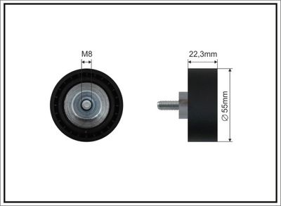 Parazīt-/Vadrullītis, Ķīļrievu siksna CAFFARO 500226