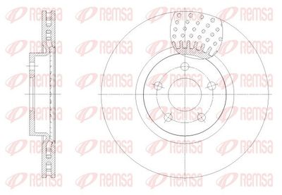 Bremžu diski REMSA 62549.10