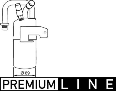 Осушитель, кондиционер MAHLE AD 274 000P