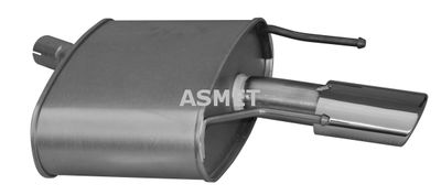 Глушитель выхлопных газов конечный ASMET 05.207