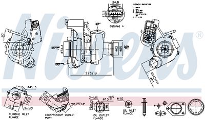 Компрессор, наддув NISSENS 93564