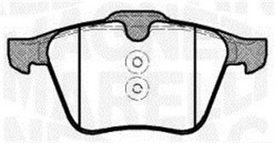 Bremžu uzliku kompl., Disku bremzes MAGNETI MARELLI 363916060797