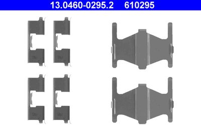 Комплектующие, колодки дискового тормоза ATE 13.0460-0295.2