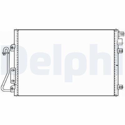 Конденсатор, кондиционер DELPHI TSP0225635