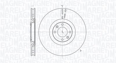 Тормозной диск MAGNETI MARELLI 361302040582