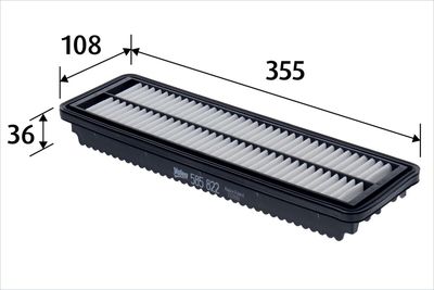 Gaisa filtrs VALEO 585822