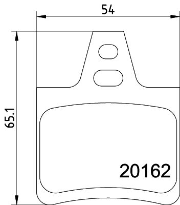 Bremžu uzliku kompl., Disku bremzes HELLA PAGID 8DB 355 019-011