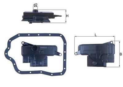 Hidrofiltrs, Automātiskā pārnesumkārba KNECHT HX 234D