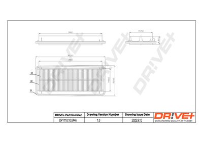 Воздушный фильтр Dr!ve+ DP1110.10.0446