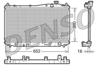Radiators, Motora dzesēšanas sistēma DENSO DRM40019