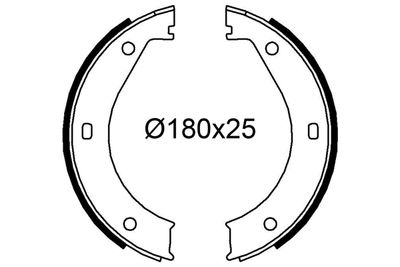 Комплект тормозных колодок VALEO 564257