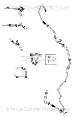 Гидравлический шланг, рулевое управление TRISCAN 8516 43005