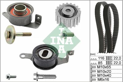 Комплект ремня ГРМ Schaeffler INA 530 0010 10