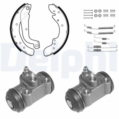 Комплект тормозных колодок DELPHI 884