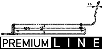 Масляный радиатор, рулевое управление MAHLE CLC 44 000P