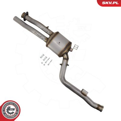 Nosēdumu-/Daļiņu filtrs, Izplūdes gāzu sistēma ESEN SKV 62SKV579
