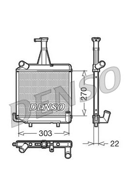 Radiators, Motora dzesēšanas sistēma DENSO DRM99000