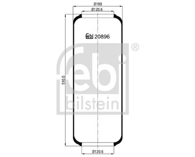 Pneimoatsperes spilvens, Pneimopiekare FEBI BILSTEIN 20896