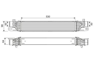 Интеркулер VALEO 818541