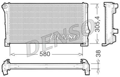 Radiators, Motora dzesēšanas sistēma DENSO DRM09107