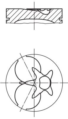 Поршень MAHLE 002 93 02