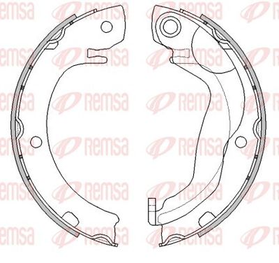 Bremžu loks, stāvbremze REMSA 4680.01