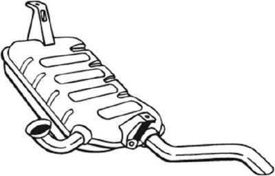 Глушитель выхлопных газов конечный BOSAL 200-809