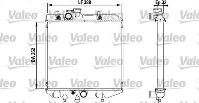 Radiators, Motora dzesēšanas sistēma VALEO 731853