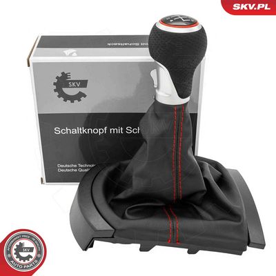 gałka zmiany biegów z mieszkiem SEAT Ibiza III Leon,czarny,5B ESEN SKV 63SKV560
