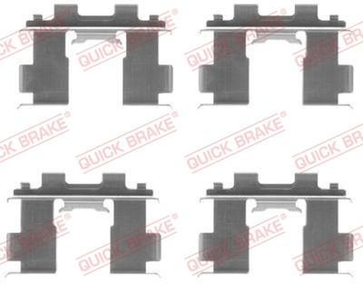 Piederumu komplekts, Disku bremžu uzlikas QUICK BRAKE 109-1205