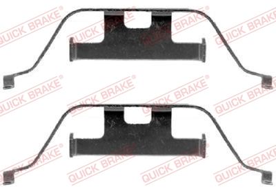 Комплектующие, колодки дискового тормоза QUICK BRAKE 109-1201