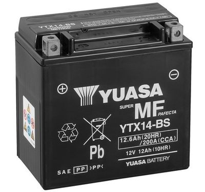 YUASA YTX14BS Startera akumulatoru baterija