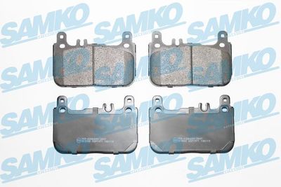 Комплект тормозных колодок, дисковый тормоз SAMKO 5SP1971