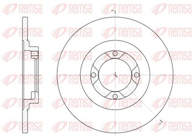 Тормозной диск REMSA 6400.00