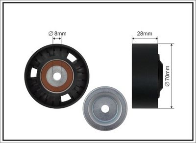 Parazīt-/Vadrullītis, Ķīļrievu siksna CAFFARO 500112 SC