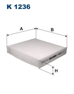 Фильтр, воздух во внутренном пространстве FILTRON K 1236