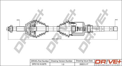 Приводной вал Dr!ve+ DP2110.10.0275