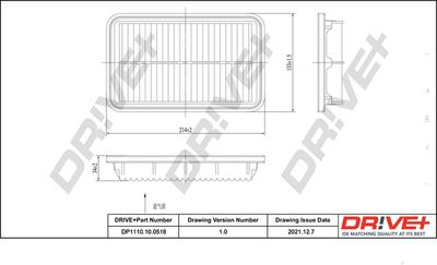 Воздушный фильтр Dr!ve+ DP1110.10.0518