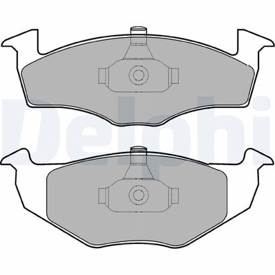 Bremžu uzliku kompl., Disku bremzes DELPHI LP1601